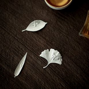 银叶子礼盒装老茶标配软化水质纯银烧水煮茶壶盖碗泡茶家用999银