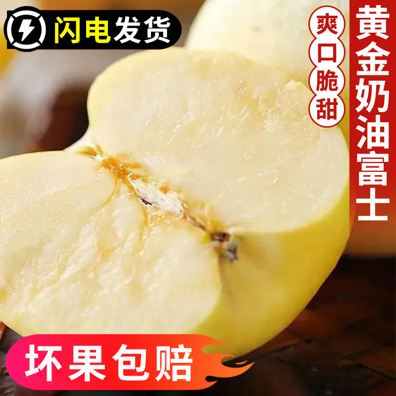 山东烟台黄金奶油富士维纳斯苹果