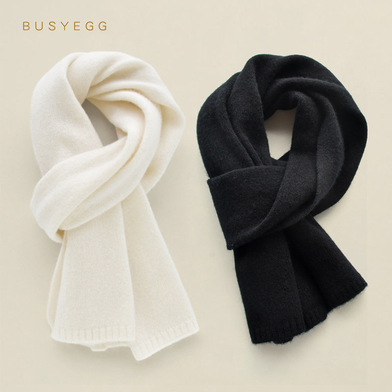 黑色白色羊毛围巾小长条男童女童针织毛线百搭保暖围脖儿童秋冬季,童装/婴儿装/亲子装,围巾,淘宝优惠券,粉丝福利购,淘宝优惠卷