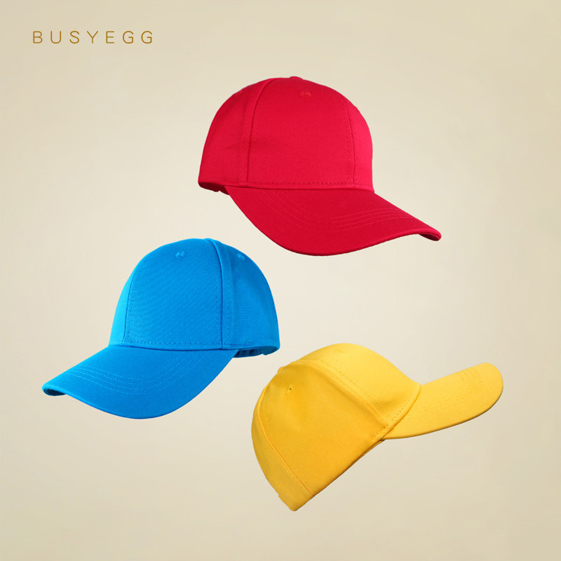 鸭舌帽七彩BUSYEGG棉质棒球帽图片