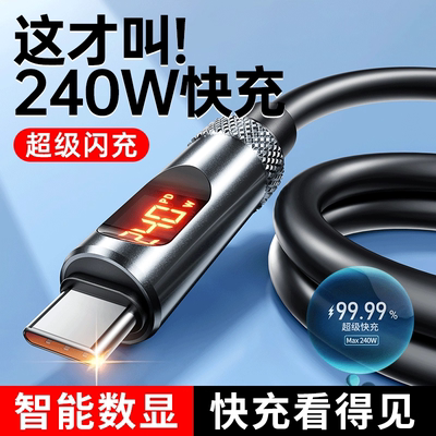 240W加粗数据线智能数显超耐用