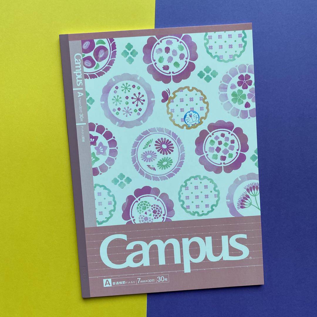 일본 직통 고쿠요 도라에몽 도라에몽 일본식 한정 7MM 도트 라인 북 CAMPUS 스팟