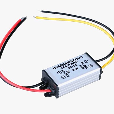 DC直流转换器12-24V转5V 1.5V3V3.7V4V6V7V8V9V10V12铝壳车载模块