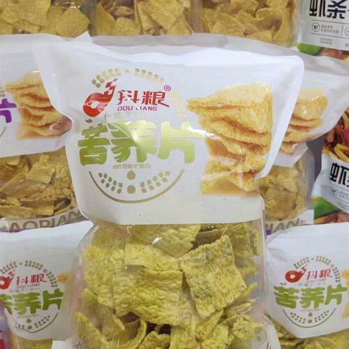 抖粮苦荞片系列炭烧牛排味、激情香辣、鲜香海苔3选一净含量300克