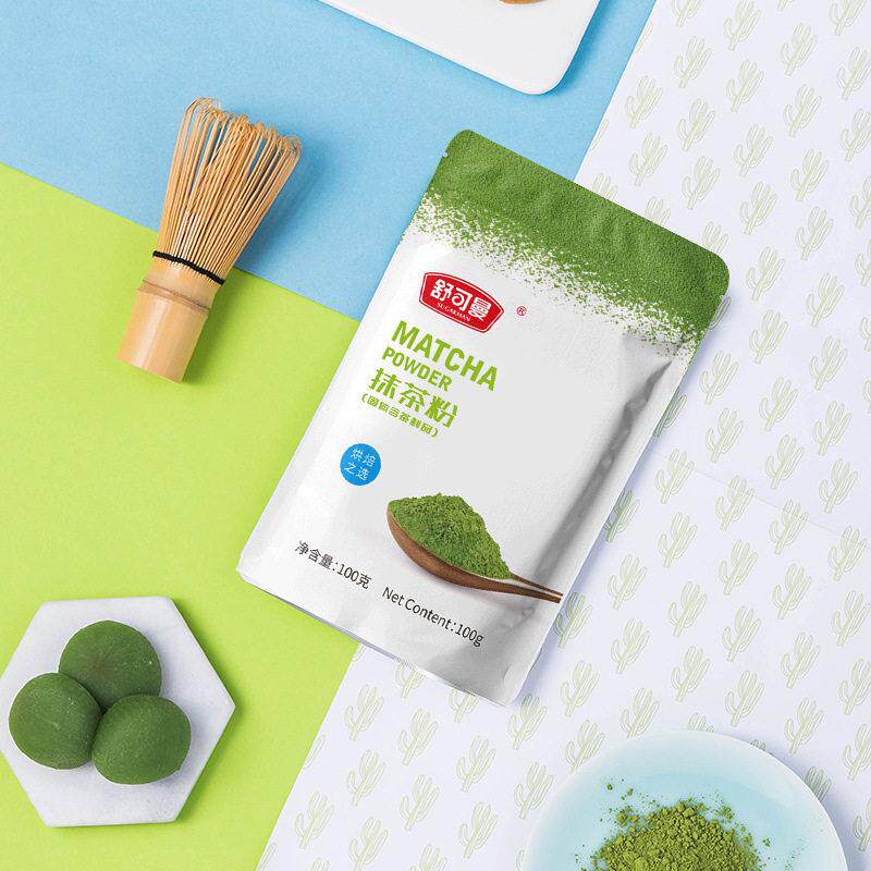舒可曼抹茶粉100g 食用绿茶粉蛋糕装饰冰淇淋曲奇饼干烘焙原料