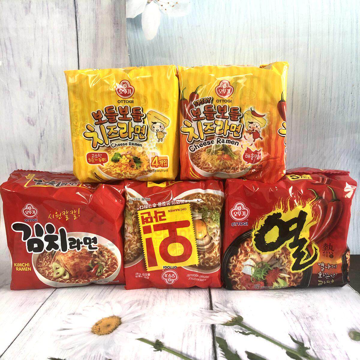 韩国进口不倒翁泡菜辣味芝士火热嗨拉面速食泡面网红同款多口味