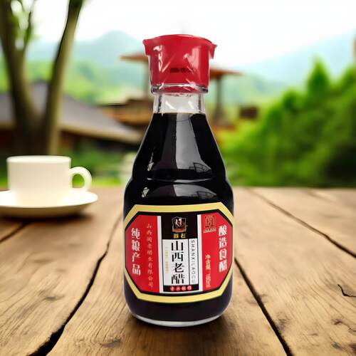 山西特产老陈醋阁老5度0零添加防腐剂160ml桌上瓶纯粮酿造凉拌醋