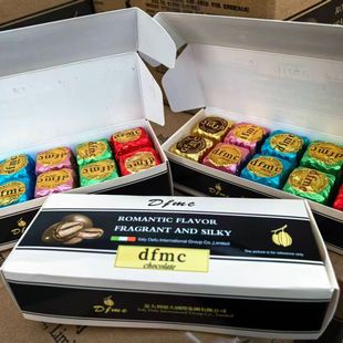 dfmc夹心巧克力高端小包装排块休闲办公零食适合生日送礼高档糖果