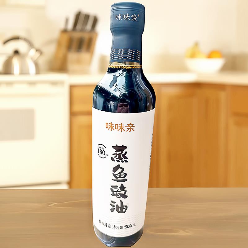 味味亲蒸鱼豉油500ml 烹饪清蒸鱼海鲜炒菜生抽白灼汁炖鱼