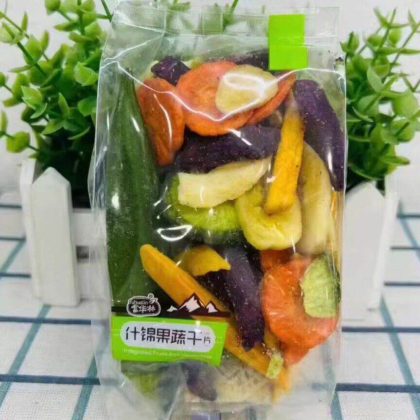 富华林香蕉片、卷 果蔬干、芋头条、紫薯、红薯等6选一 散称1斤