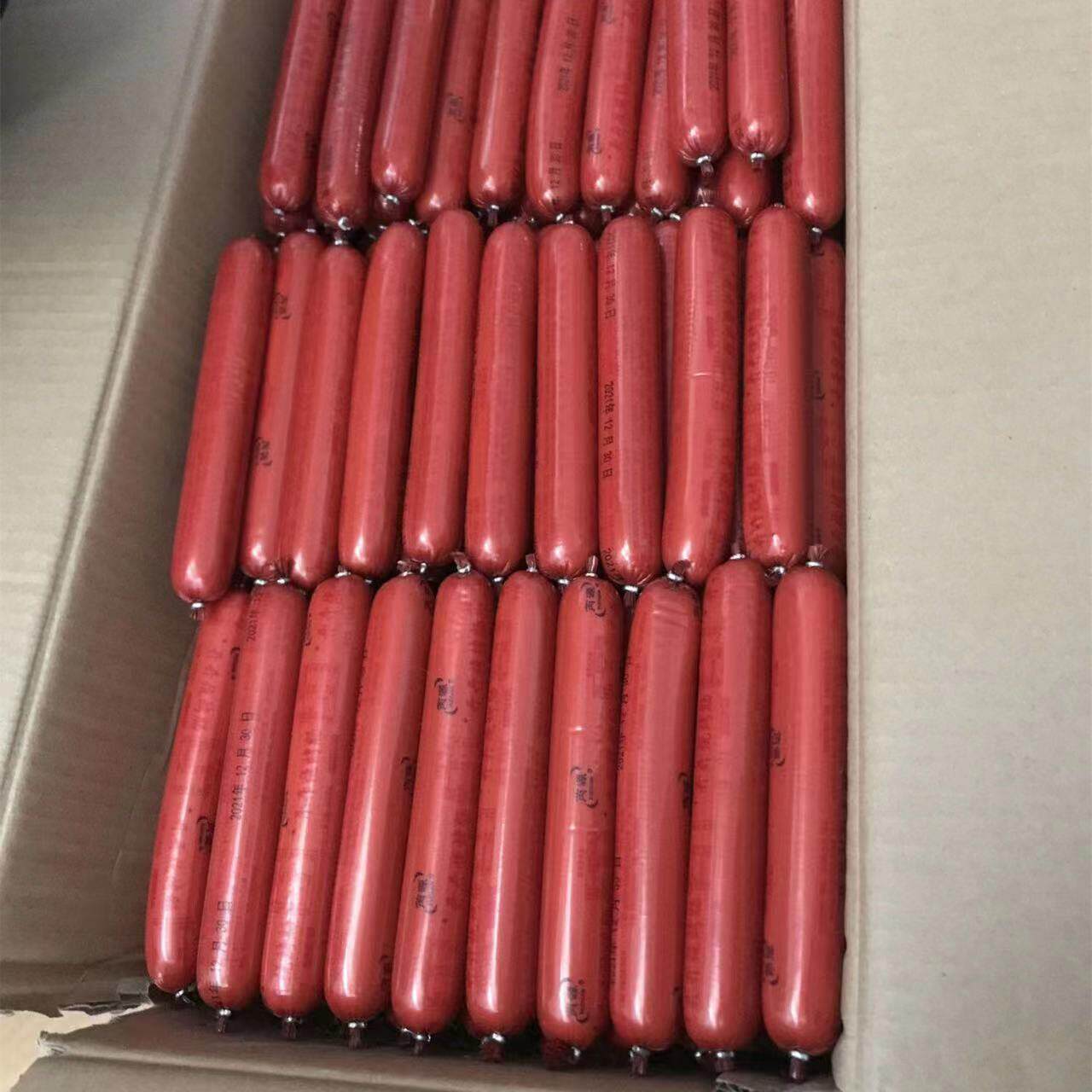 整箱淀粉肠夫宇烤肠235根地摊网红油炸煎铁板黄金烤肠商用面筋品