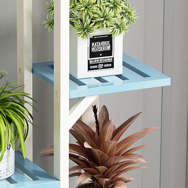 欧式客厅花架室内置物架多层落地式吊兰绿萝架阳台竹木花盆植物架