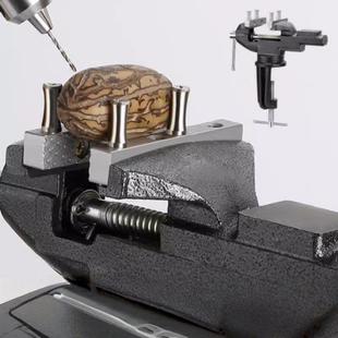 老虎万向台钳台式家用迷你多功能钳子夹具桌面固定小型配件台夹b