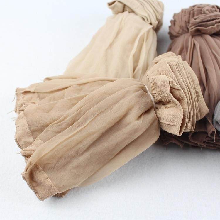 夏季短袜水晶丝超薄款透明隐形短丝袜防勾丝黑色肉色包芯丝女袜子