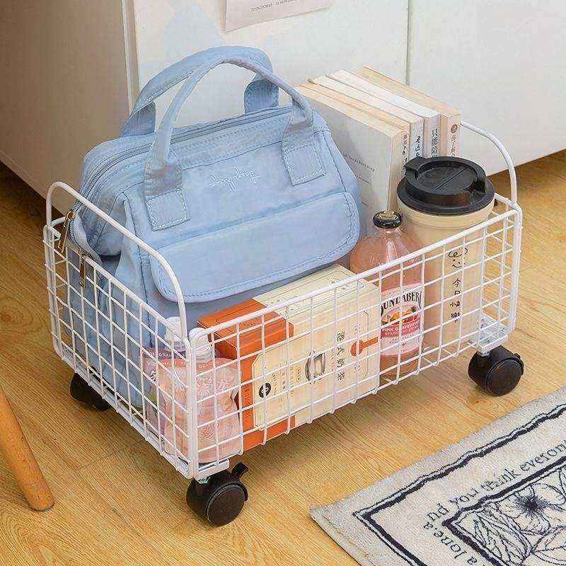 底座托盘书包放地上神器移动箱子工位书箱学生宿舍收纳箱家用教室