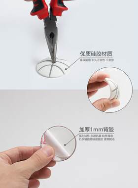 门后门把手防撞垫硅胶马桶盖窗户防磕碰贴家用吸盘静音冰箱保护贴