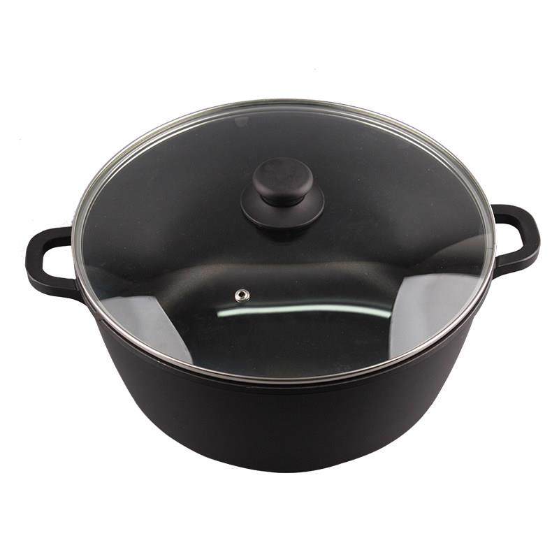 特价韩式火锅铸铝铸铁不粘深汤锅深火锅炒锅平底锅三汁焖锅