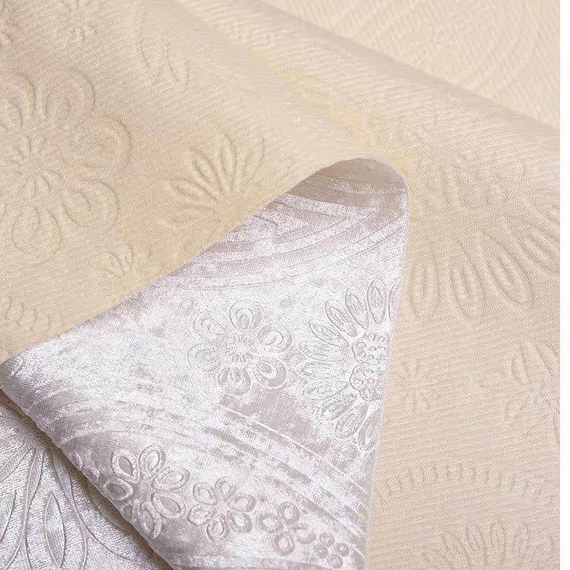 利沙发布料欧式压花绒布沙发巾靠背冰花绒软包背景加厚DIY抱枕面