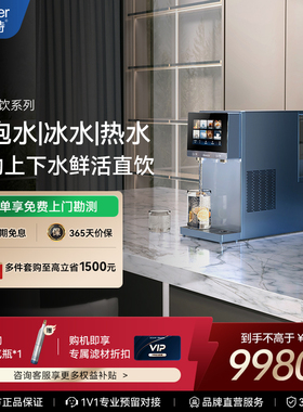 耐沃特S3净饮机台式气泡水家用即热一体茶吧自动制冰水净水器