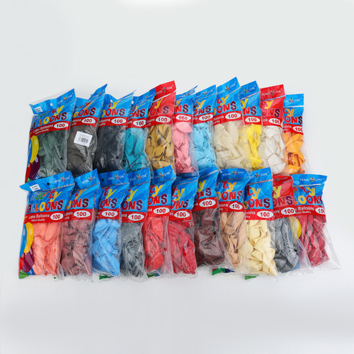 风车12寸气球圆形多色