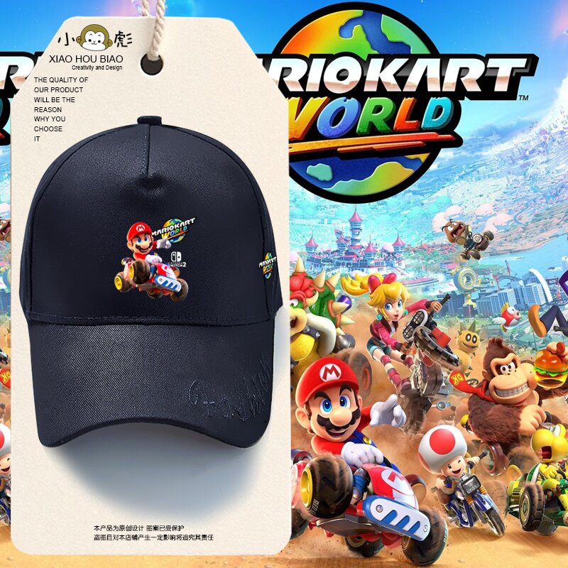 马里奥赛车世界switch2鸭舌帽