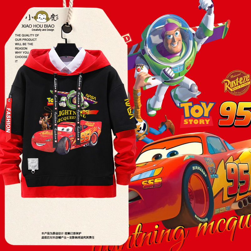 NASA联名赛车总动员周边连帽卫衣