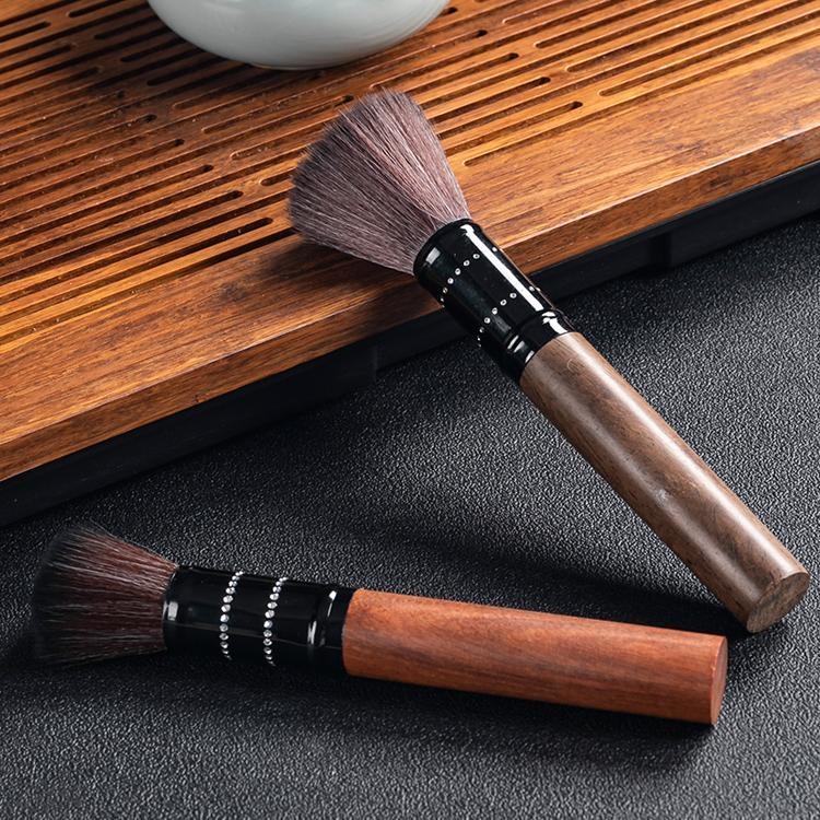 不掉毛养壶笔茶刷电木茶盘专用刷子实木扫水刮水清理刷子茶具配件