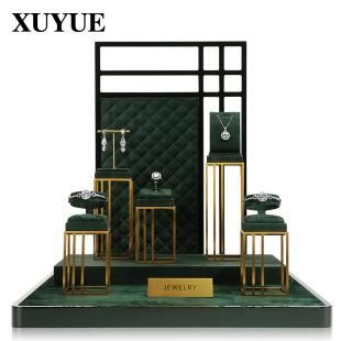 旭跃橱窗陈列道具金属高档饰品摆件戒指手镯项链珠宝饰品展示架