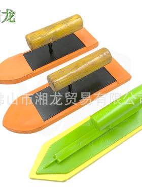 厂家直供海绵填缝匙瓷砖推刀推镘刀美缝工具塑料抹泥刀美缝刀手工