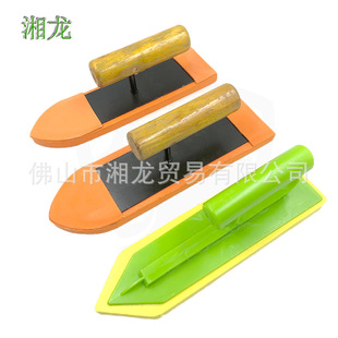 厂家直供海绵填缝匙瓷砖推刀推镘刀美缝工具塑料抹泥刀美缝刀手工