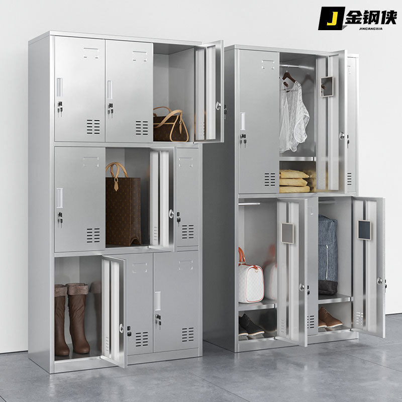 304不锈钢更衣柜食品厂工厂无尘车间储物柜实验室员工更衣多门柜,商业/办公家具,办公储物柜,淘宝优惠券,粉丝福利购,淘宝优惠卷