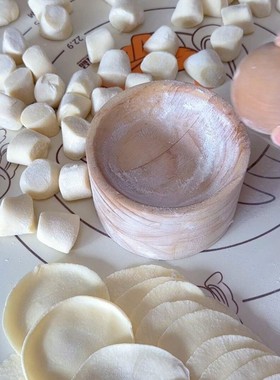 新款压饺子皮神器春节过年厨房家用木制圆形擀饺子皮模具不沾面皮