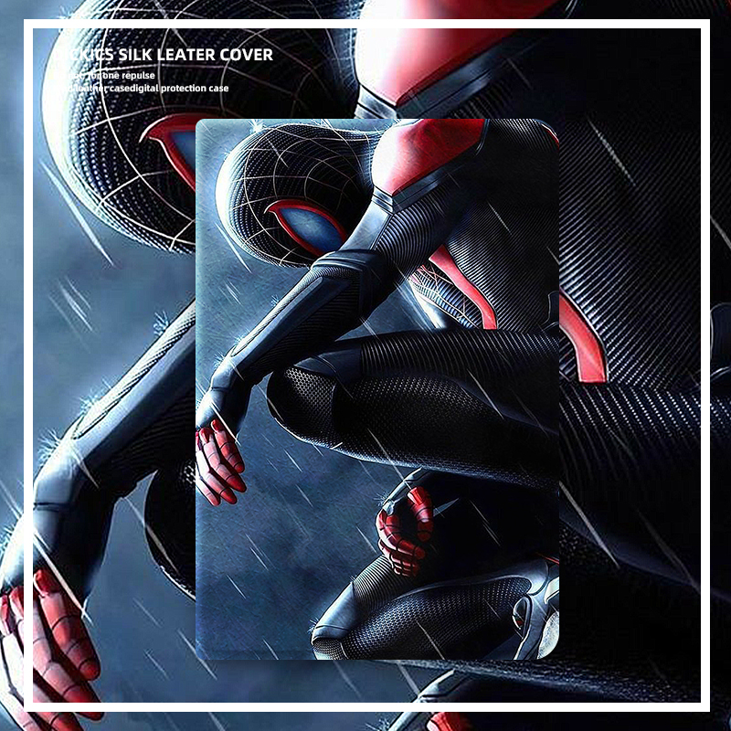 小米平板保护套仿皮创意蜘蛛侠