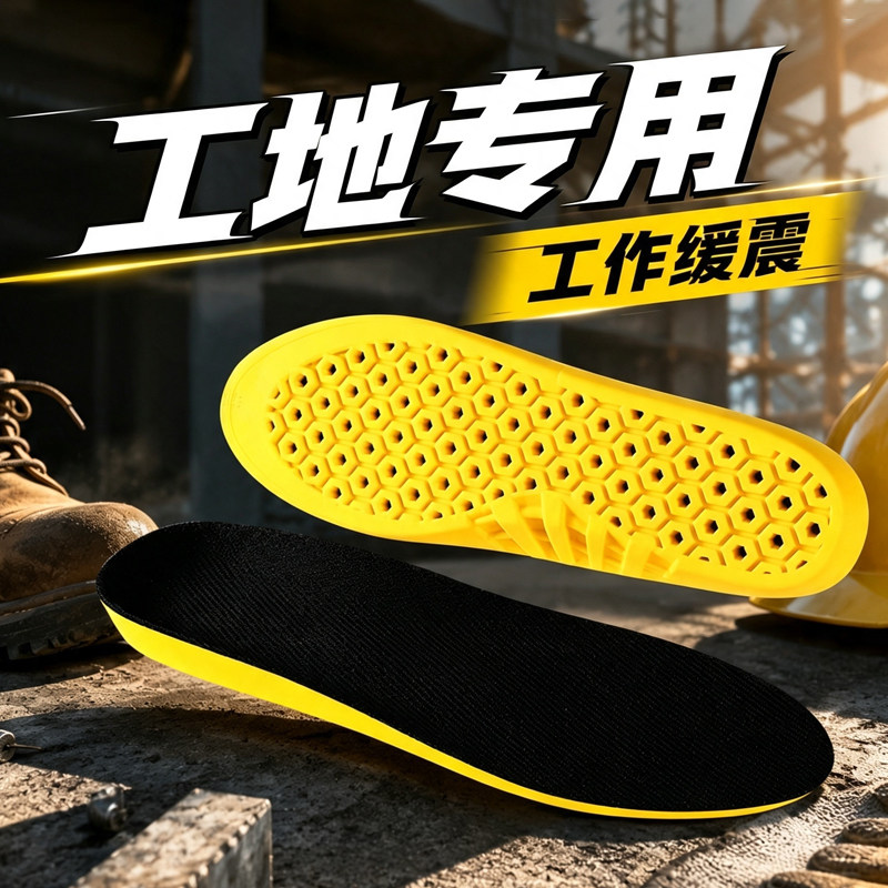 工地劳保鞋专用鞋垫防脚痛不累脚