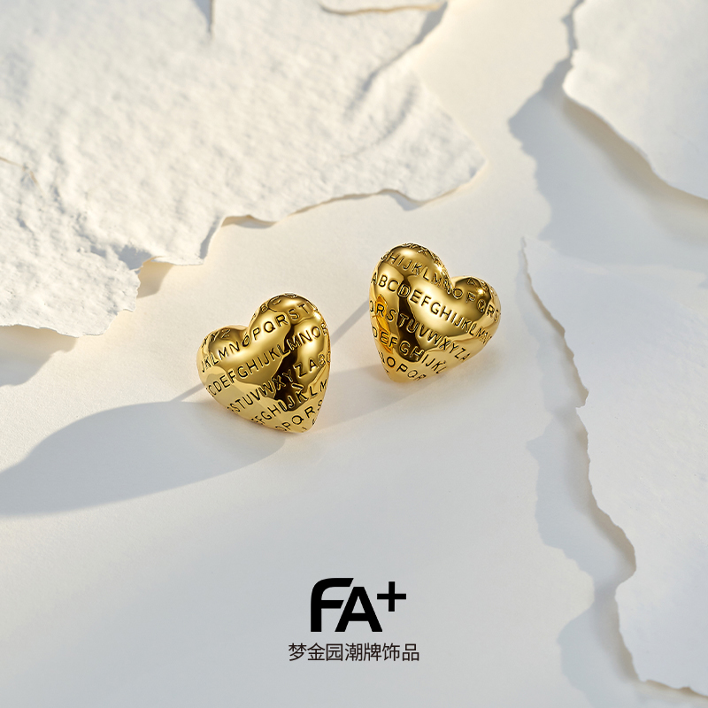 FA+原创设计银饰女士耳钉