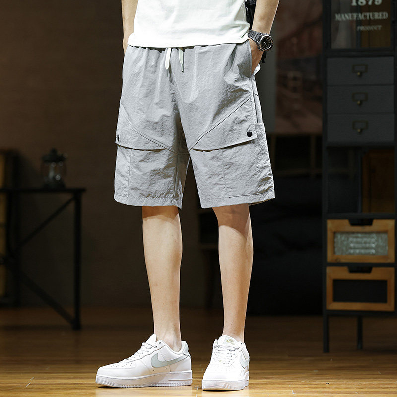 大码胖男生M-8XL休闲宽松短裤 时尚运动五分裤男 K333-P32 控59图片