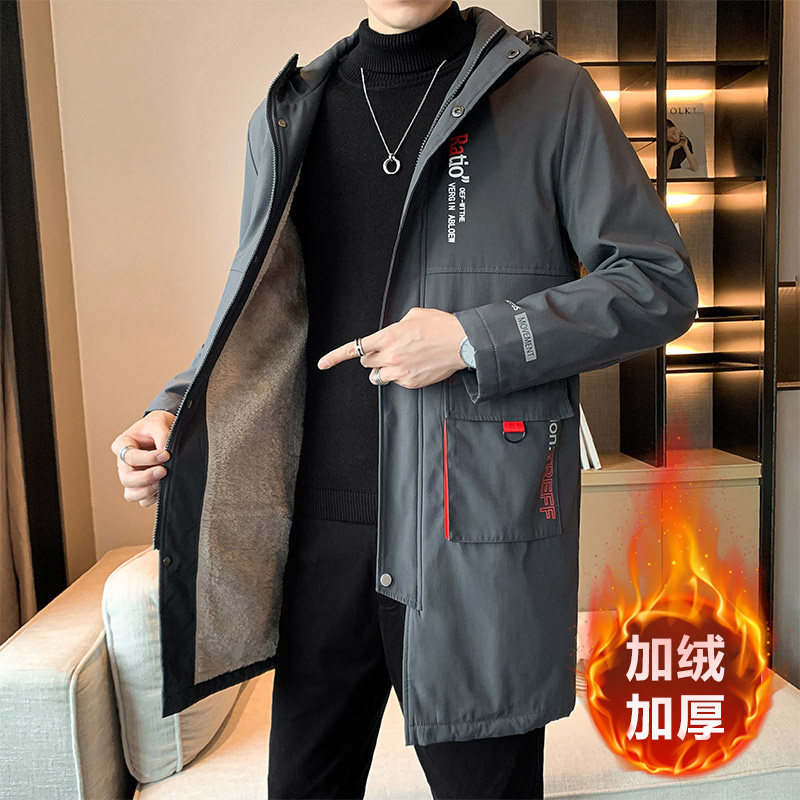 冬款中长款M-8XL胖子休闲加绒加厚男宽松夹克男JK8226加绒-P100,男装夹克,星座209