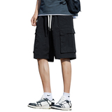 大码胖男生M-8XL休闲宽松短裤时尚运动五分裤男K555-P36控69，男装牛仔裤，星座209