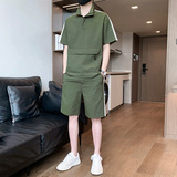 胖男生M-8XL大码男士短袖套装休闲运动两件套TZ35066-P65控118，男装T恤，星座209