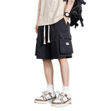 夏季M-8XL大码胖男生宽松五分裤休闲运动短裤男K35-P35控49，男装牛仔裤，星座209