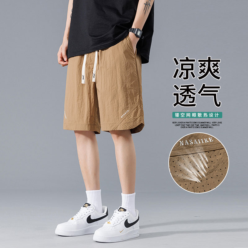 夏季M-8XL大码胖男生宽松五分裤 休闲运动短裤男 K37-P30 控39图片
