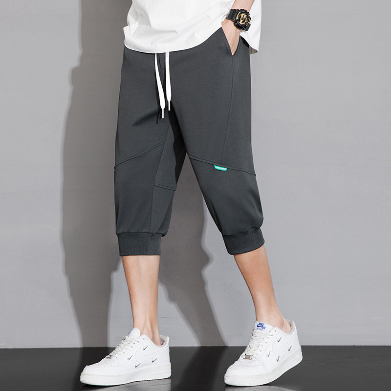 M-8XL大码胖男生时尚宽松速干七分裤休闲运动男K5120-P35控59,男装牛仔裤,星座209