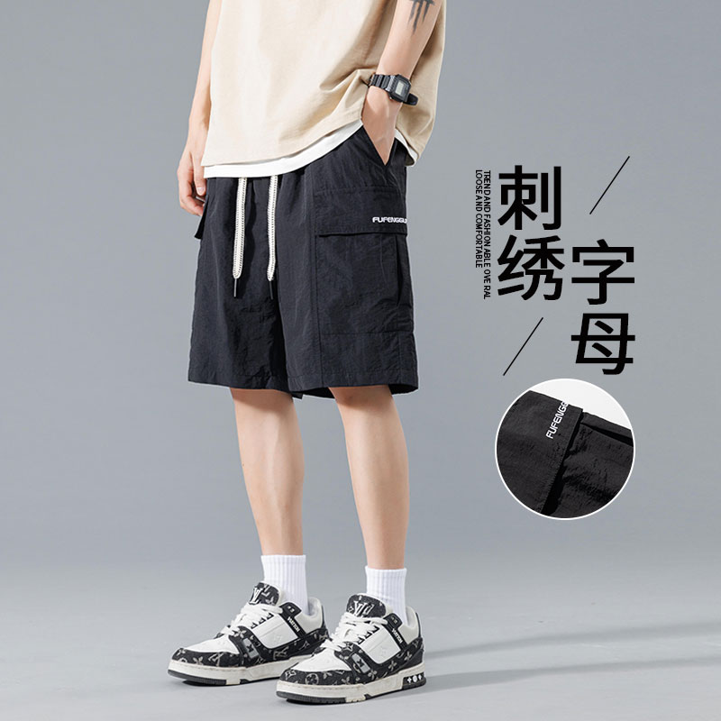 夏季M-8XL大码胖男生宽松五分裤休闲运动短裤男K39-P35控49,男装牛仔裤,星座209