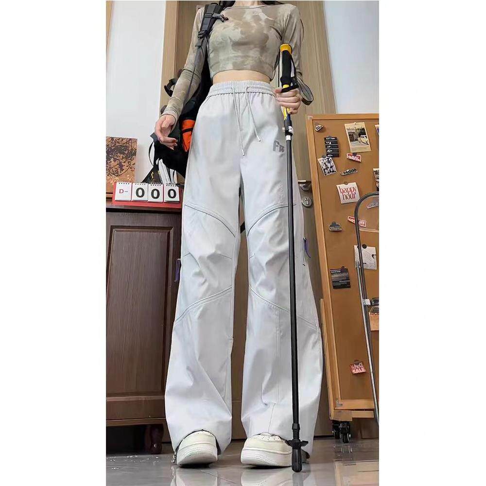 美式三防软壳微喇冲锋裤男女秋季山系户外运动裤子机能速干登山裤