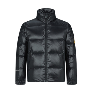 高级高端简约黑色立领保暖羽绒服 新款 PP男装 pleikpholppe冬季