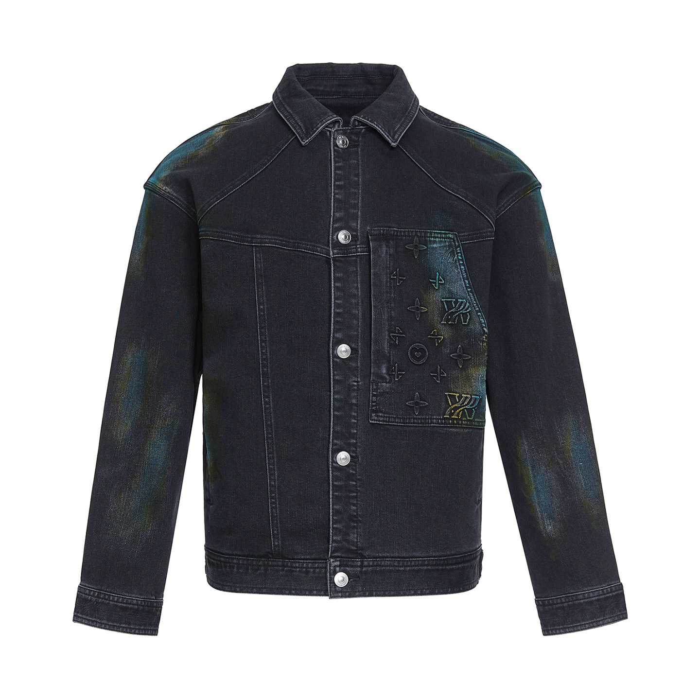 PP轻奢潮牌男装pleikpholppe春季新款时尚休闲高级潮流牛仔外套,男装,牛仔外套,淘宝优惠券,粉丝福利购,淘宝优惠卷