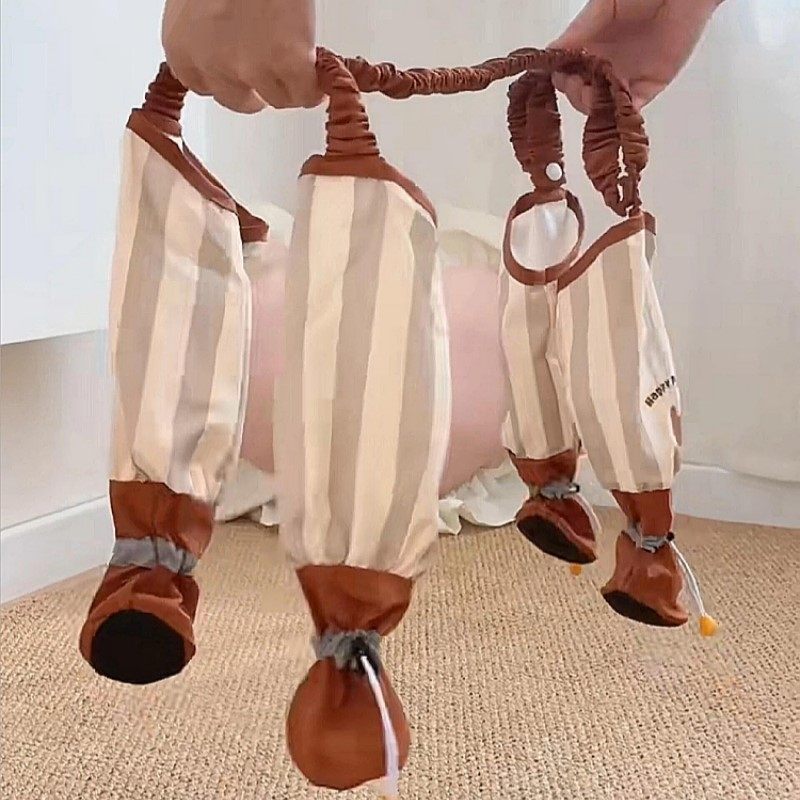 【遛狗神器】小狗外出脚套连体防脏防水防掉中小型犬宠物透气鞋子,宠物/宠物食品及用品,宠物鞋子,淘宝优惠券,粉丝福利购,淘宝优惠卷