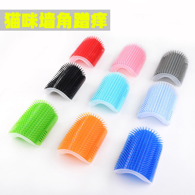 猫咪蹭痒器猫墙角蹭毛器抓痒挠痒痒按摩刷宠物用品蹭脸