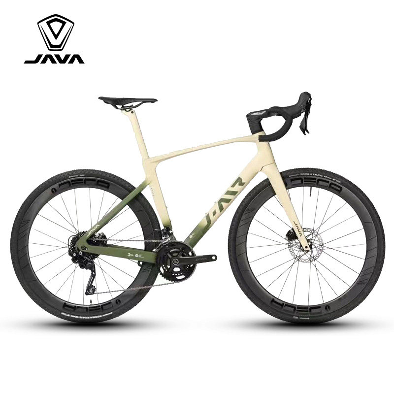 java公路车碳纤维砾石公路自行车22变速碟刹赛车全地形单车lancia