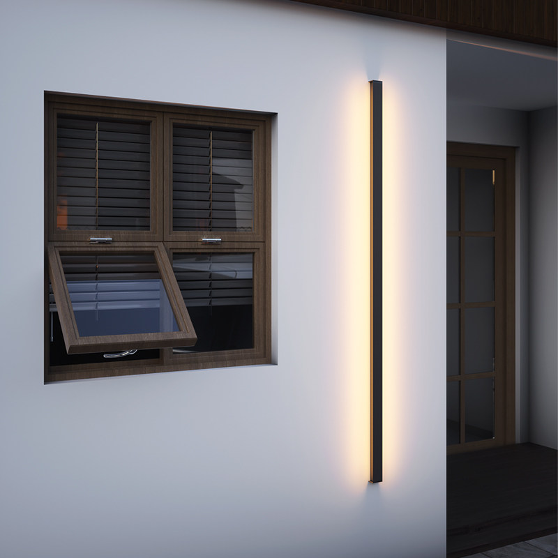 户外极简壁灯长条形阳台现代防水洗墙灯室外别墅庭院外墙线条灯,家装灯饰光源,户外壁灯,淘宝优惠券,粉丝福利购,淘宝优惠卷